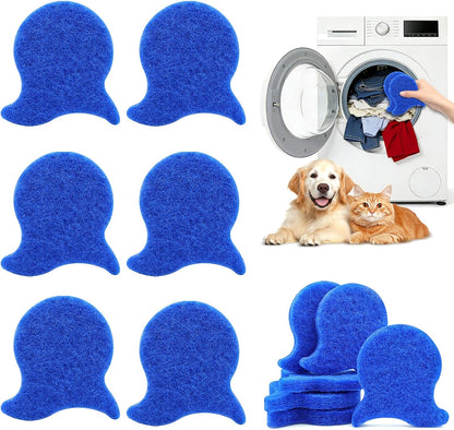 6 Pack Pet Hair Remover for Laundry,Reusable Dog & Cat Hair Remover for Laundry,Effectively Removes Pet Hair, Lint and Dander from Bedding and Clothing, Suitable for Washing Machines, Dryers